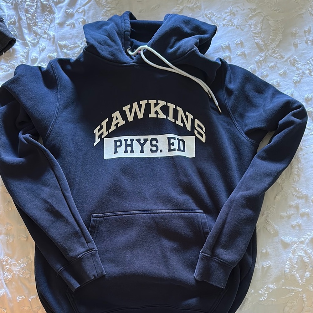 Stranger Things Nike Blue Hooded Sweatshirt